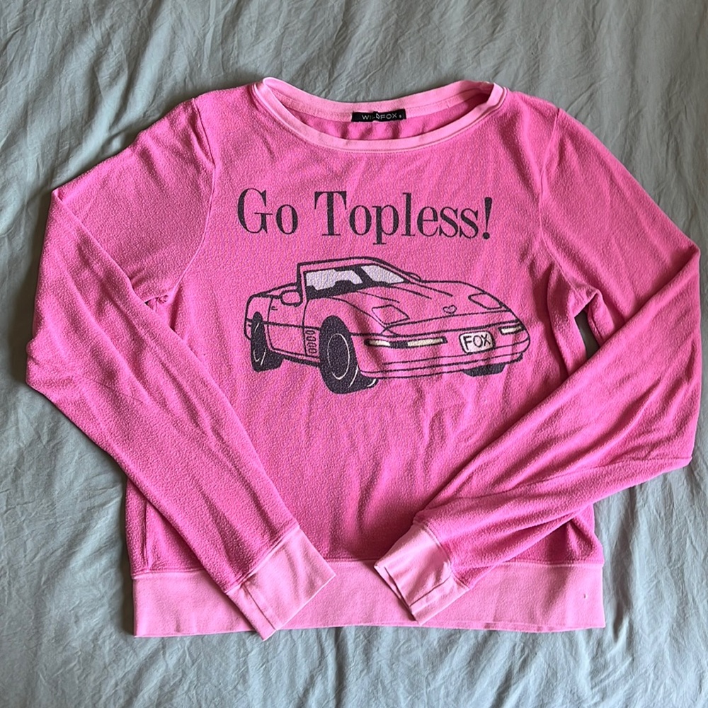 Wildfox Go Topless Jumper